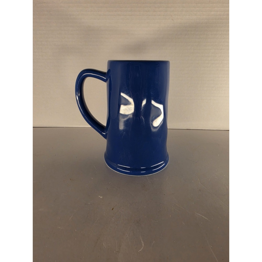 Rae Dunn Red White and Brew Blue Ceramic Mug Stein Magenta Patriotic USA - Picture 5 of 6